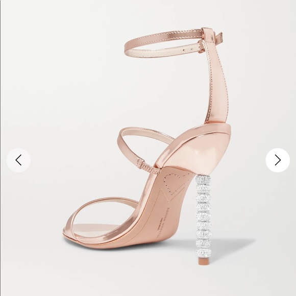 Sophia Webster Rose Gold Rosalind 100 Crystal Embellished Sandal - Picture 5 of 7